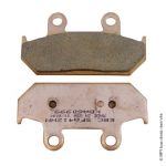 (SFA412HH) PLAQUETTE BURGMAN 650 (METAL FRITE)