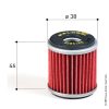 (0313826Q) FILTRE HUILE XMAX 125 / 250 / 300 RED CHILLY – Image 2